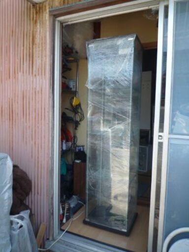 高さ163.5Cmガラスショーケース　中古