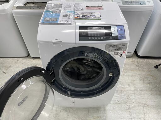 洗濯機の分解クリーニング行っています！配送設置込み！日立10Kドラム式洗濯乾燥機2018年製　分解クリーニング済み！！