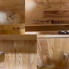 木製ままごとキッチンの画像