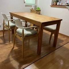 ダイニングテーブル　決まりました。