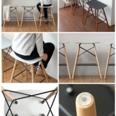 カウンターチェア2脚セット、バラ不可(バーチェア.ハイスツール)の画像