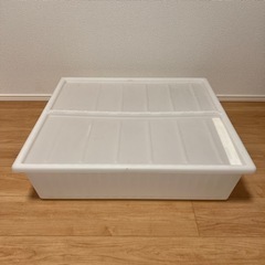 IKEA プラスチック製収納ボックスの画像