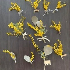 ミモザ　ミニスワッグ　11点セットとおまけ2個の画像