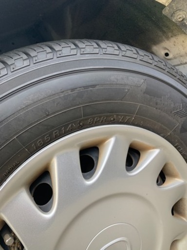 185R14 8PR 4本　ヨコハマタイヤ　品番:JOB RY52