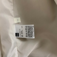 レディース　GU フェイクレザーバイカーブルゾン　sサイズの画像