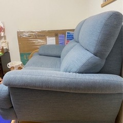 受け渡し先確定【0円】ニトリ　ソファー（2人用）　4月7日まで