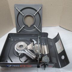 象印 ポータブルコンロ 家庭用　カセットこんろ　 GL-DA35-TB　ダークブラウン　ハイパワー3.5kW(3,000kcal/h)「ポータブルコンロ べんりさん」の画像