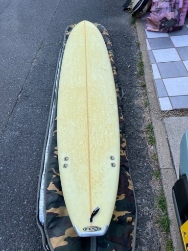 ロングボード　ケース、リーシュ込み