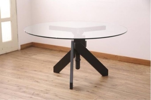 (値下げ)超高級家具ブランド Cassina ガラステーブル