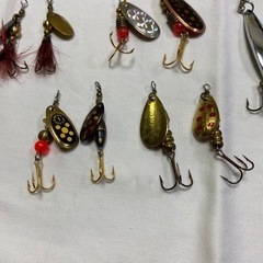 ★【値下げしました‼️】【ヴィンテージ】Marryat/マリエット フライケース&オールドルアー（11点セット）の画像