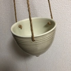 【新品】ハンギングプランター 陶器の画像