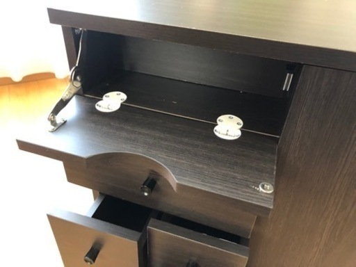 コスメドレッサーワゴン　鏡台　メイクボックス　収納