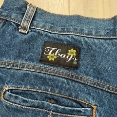 tbags ティーバッグス　デニム　オーバーサイズ　USA製の画像