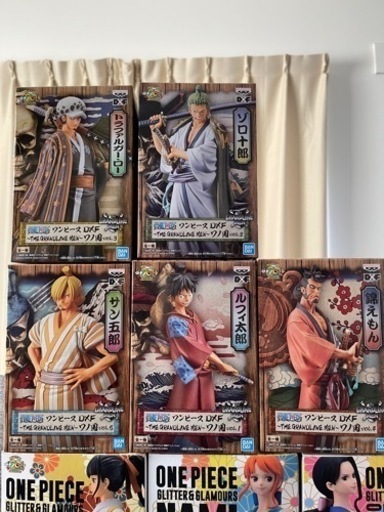 5月お取引予定、購入者様決まりました。ONE PIECE ワノ国編フィギュア8体セット