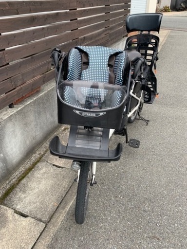お子様の送り迎えに YAMAHA電動アシスト自転車 パスキス 3人乗り