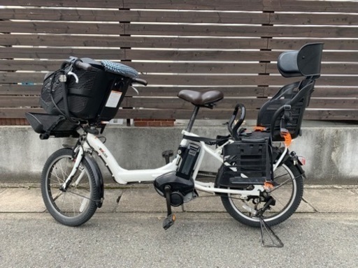 お子様の送り迎えに YAMAHA電動アシスト自転車 パスキス 3人乗り