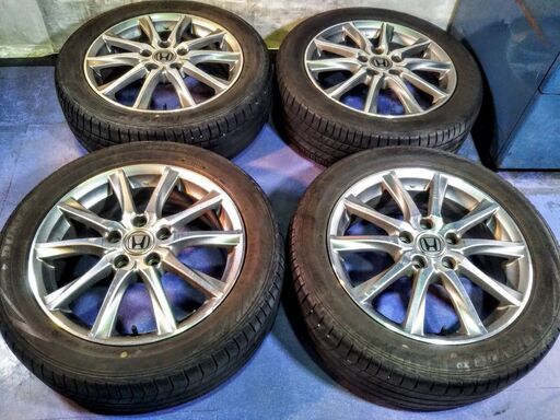 夏17インチ ホンダ純正 ストリーム ステップワゴン アコード【富山】205/55R17 ダンロップ ルマン 夏 ホンダ スパーダ 中古 4本 車検対応