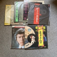 LP(井上陽水・赤い鳥・ガロ他) EP版(荒井由実・タイガース他)
