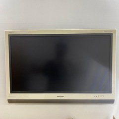 シャープ壁掛けテレビ　ホワイト　32インチ