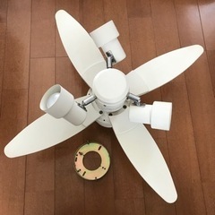 ライト　無料　照明付きシーリングファンライト¥0
