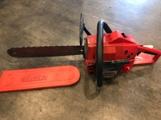 【中古】新ダイワ エンジンチェーンソー 380