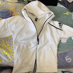 Adidas 160cm ホワイト スポーツコート