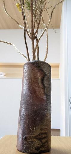 備前焼　花瓶　フラワーベース