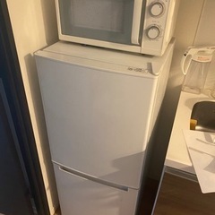 冷蔵庫と電子レンジセット