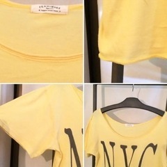 FRAMe WORK tシャツ 半袖 イエロー ONE SIZE ★まとめ割対象品★の画像