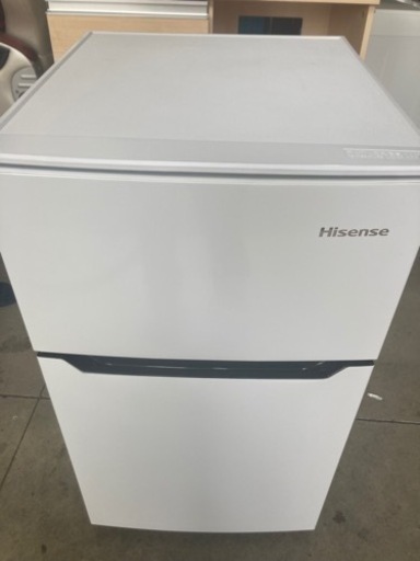 Hisense 93L 2ドア冷凍冷蔵庫 HR-B95A 2019年製 ※補修跡あり