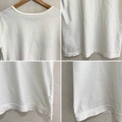 quadro クオドロ 半袖 Tシャツ プリント 白　サイズ/ワンサイズ　★まとめ割対象品★の画像