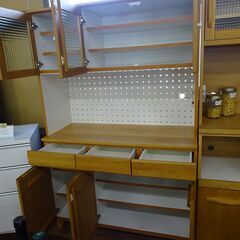 一生紀　3枚扉キッチンボード　ラッテ120OP【愛品倶楽部柏店】の画像
