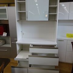 丸仙工業　2枚スライド扉キッチンボード　セレク105【愛品倶楽部柏店】の画像