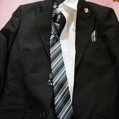 【貸します】 男の子160 冠婚葬祭 スーツ上下 Yシャツ ネク...