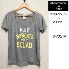Abercrombie&Fitch アバクロ 半袖Tシャツ 表記...