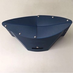 F【Fe 90】SOLCION   PATATTO   パタット　旧型　折り畳み椅子　275mm×532mm   ネイビーの画像