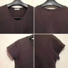 韓国ファッション Tipsy's&Parsons VネックTシャツ　★まとめ割対象品★の画像