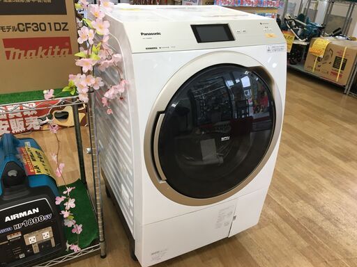 パナソニック　NA-VX9800L　ドラム式洗濯機　2018年製　中古品