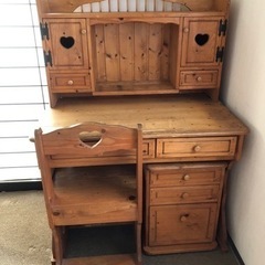 カントリー家具　学習机