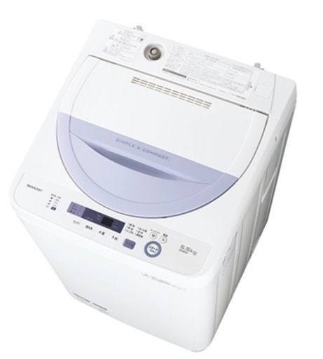 シャープ 洗濯機ES-GE5A