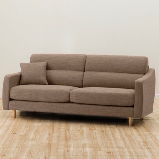 ニトリ 3人がけソファ ブラウン 美品