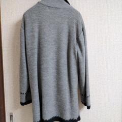 ウール100%ロングカーディガンの画像