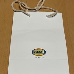 fossil フォッシル ショップ袋 ショッパー 少し汚れあり