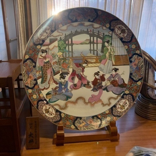 有田焼　大皿　メッセージ、写真追加