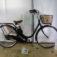 B856★整備済み　美品　中古電動自転車　パナソニック　VIVIDX　ブラック　8.4Ahバッテリーとタイヤ新品付き★【26インチ】