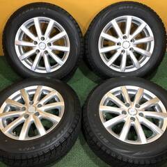 No.752　ブリヂストン　ブリザックVRX　スタッドレスタイヤ　215/60R16　ホイール付　5穴 PCD114.3　4本セット 売切 160サイズ×4