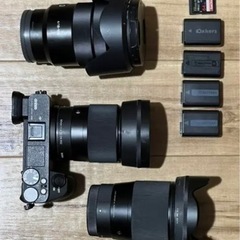 SONY ILCE−6500 ILCE-6500本体 +レンズ3本