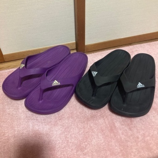 adidas ビーチサンダル 2足セット