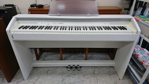 電子ピアノ CASIO カシオ privia プリヴィア PX-750WE 2012製 動作品