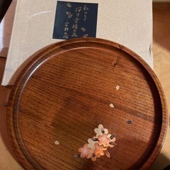丸盆 桜の画像